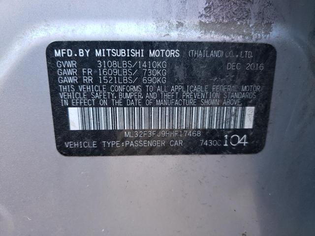 ML32F3FJ9HHF17468 Mitsubishi Mirage G4 Es