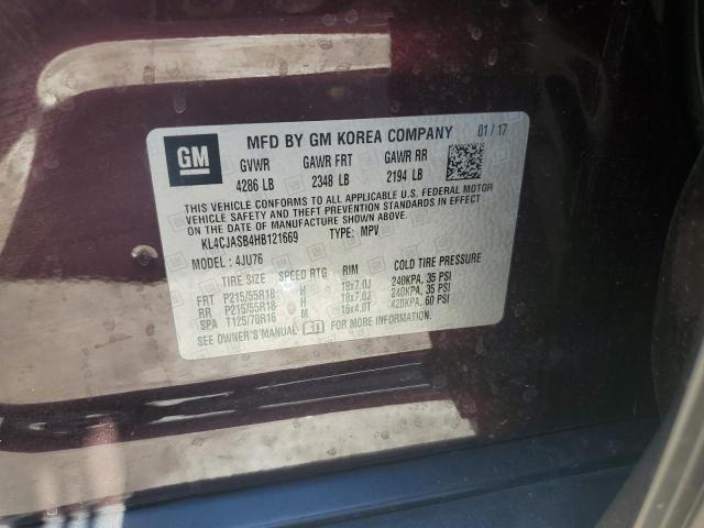 KL4CJASB4HB121669 Buick Encore Preferred
