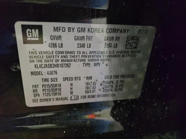 KL4CJASB3HB107262 Buick Encore Preferred