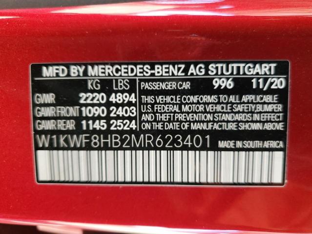 W1KWF8HB2MR623401 Mercedes-Benz C 63 AMG-S