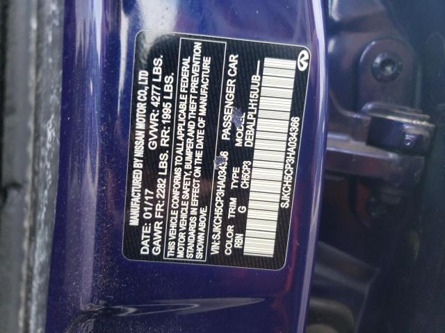 2017 INFINITI QX30 SJKCH5CP3HA034366