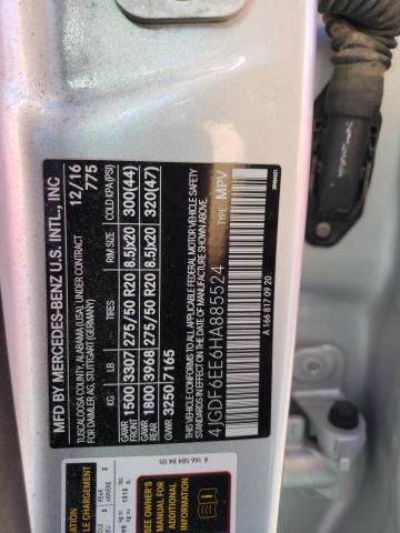 4JGDF6EE6HA885524 Mercedes-Benz Gls 450 4matic