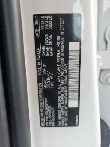 2022 VOLVO XC60 B5 IN - YV4L12RL9N1911011
