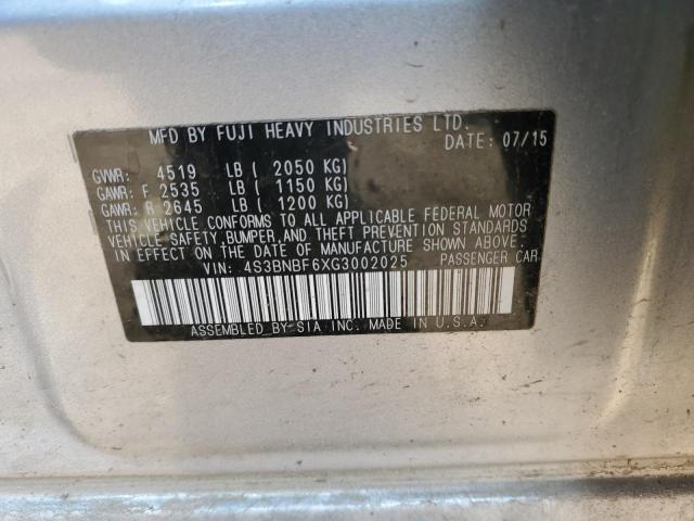 4S3BNBF6XG3002025 Subaru Legacy 2.5i Premium