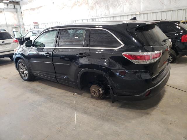 VIN 5TDJKRFH3ES014933 2014 Toyota Highlander, Xle no.2