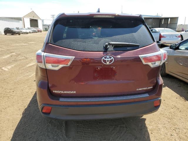 VIN 5TDDKRFH7ES013412 2014 Toyota Highlander, Limited no.6