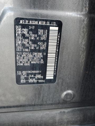 JN8AY2NC2H9508414 Nissan ARMADA SV