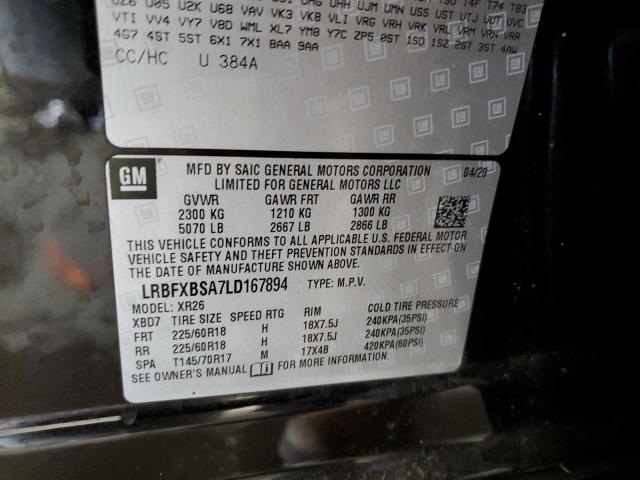 2020 BUICK ENVISION P - LRBFXBSA7LD167894