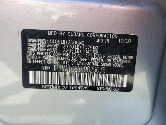 JF1VA1C63L9829076 Subaru Wrx Premium