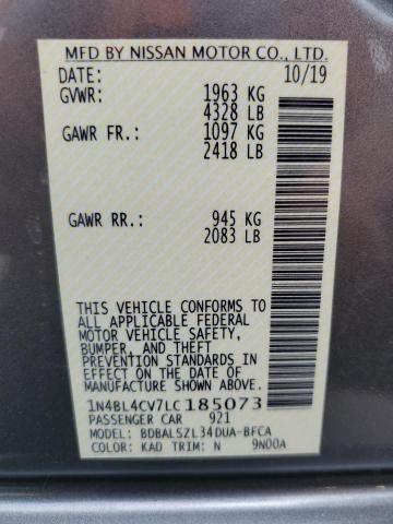 1N4BL4CV7LC185073 Nissan ALTIMA SR