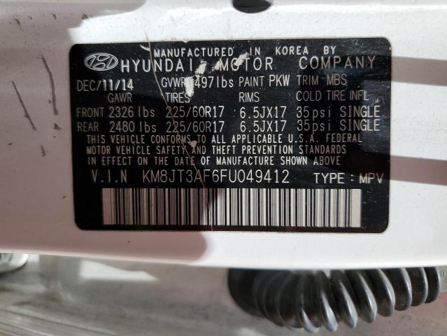2015 HYUNDAI TUCSON GLS - KM8JT3AF6FU049412