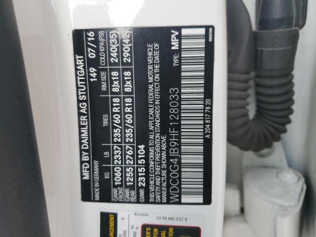 WDC0G4JB9HF128033 Mercedes-Benz GLC 300