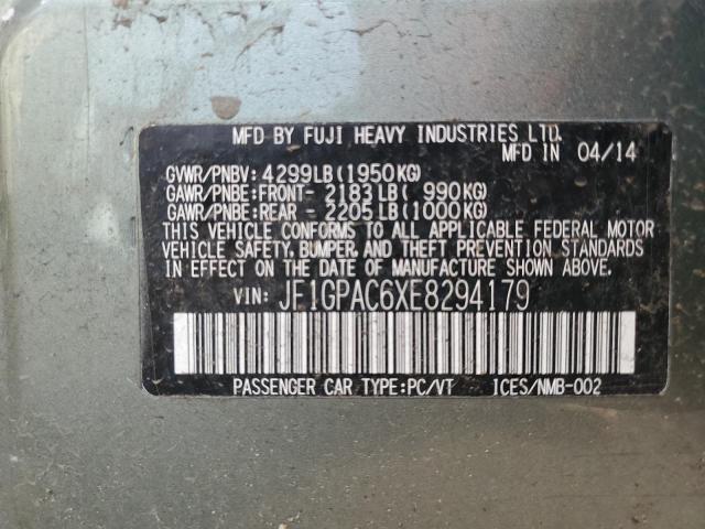 JF1GPAC6XE8294179 Subaru Impreza Premium