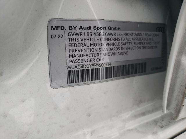 2023 AUDI RS3 WUAG4DGY5PA900714