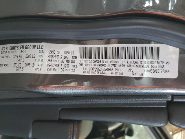 1C4PJMBS3FW569853 Jeep Cherokee Trailhawk