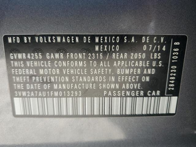 2015 VOLKSWAGEN GOLF TDI 3VW2A7AU1FM013293