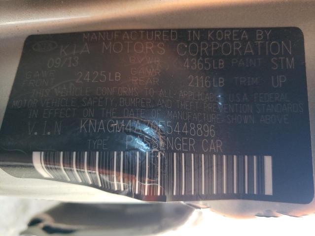 KNAGM4A70E5448896 KIA Optima Lx