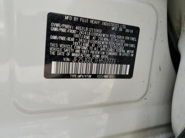 JF2SJGDC7FH512773 Subaru Forester 2.0xt Premium