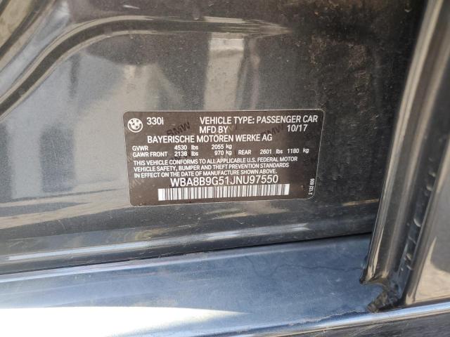 WBA8B9G51JNU97550 BMW 330 I