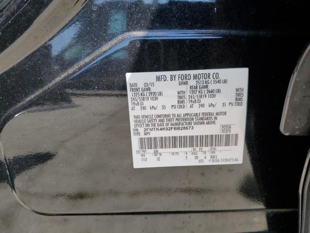 2FMTK4K92FBB28673 2015 FORD EDGE, photo no. 13