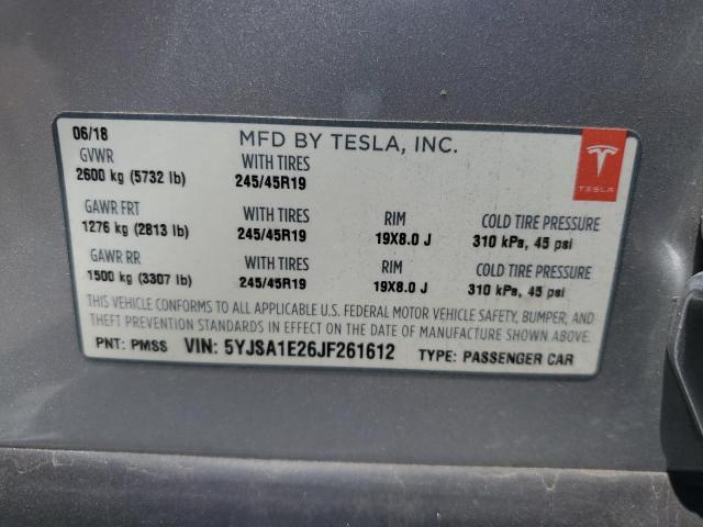 5YJSA1E26JF261612 Tesla MODEL S