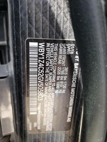 2016 BMW I3 REX - WBY1Z4C52GV505803
