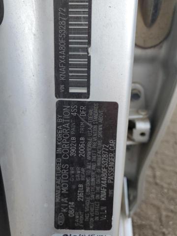 KNAFX4A80F5328772 KIA FORTE EX