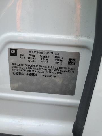 1G4GB5G31GF265339 Buick Lacrosse