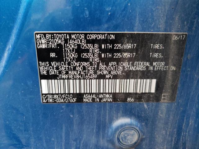 JTMRFREV8HJ165489 Toyota Rav4 Xle