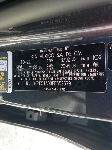 3KPF54AD3PE552579 KIA Forte Gt Line