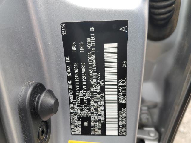 VIN 5TDZKRFH4FS060730 2015 Toyota Highlander, LE no.13