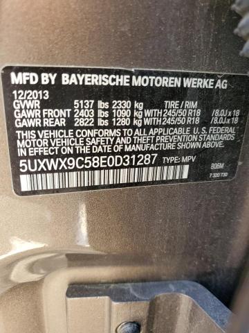 BMW X3 Xdrive28i 2014 5UXWX9C58E0D31287 Image 13