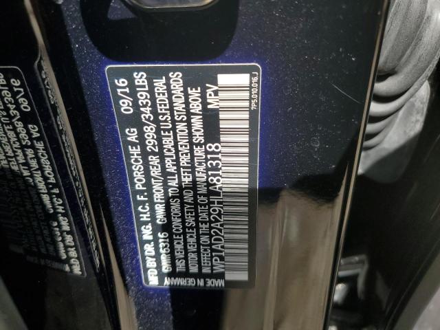 2017 PORSCHE CAYENNE GT - WP1AD2A29HLA81318