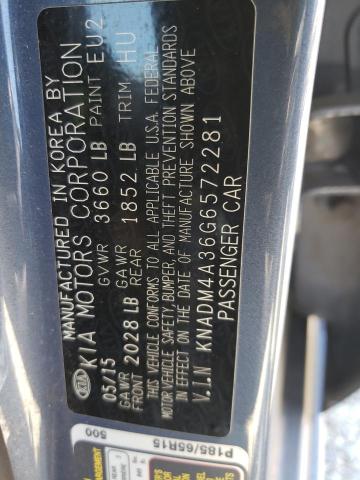 KNADM4A36G6572281 KIA RIO LX