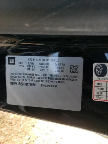 2017 CHEVROLET CAMARO ZL1 - 1G1FK1R62H0173024