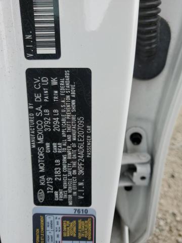 3KPF24AD6LE207095 KIA FORTE FE