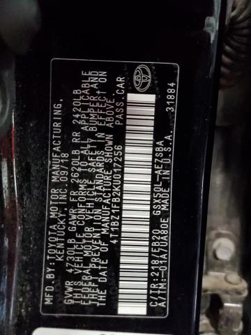 2019 TOYOTA AVALON XSE 4T1BZ1FB2KU017256