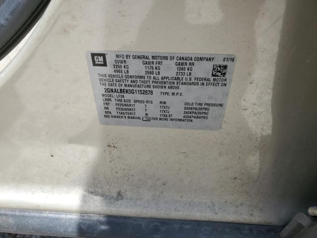 2GNALBEK5G1152878 Chevrolet EQUINOX LS