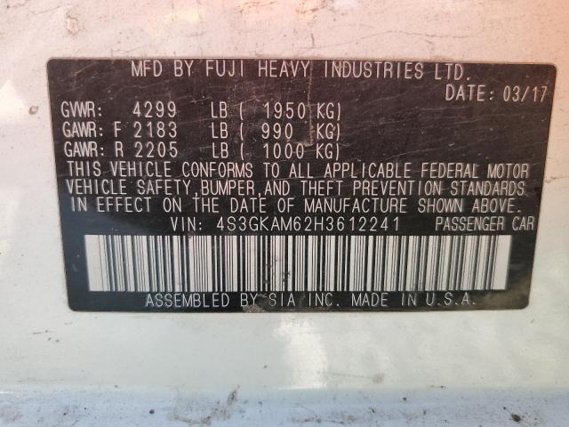 4S3GKAM62H3612241 Subaru Impreza Sport
