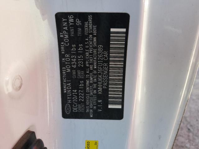2015 HYUNDAI GENESIS CO - KMHHU6KJ6FU126389