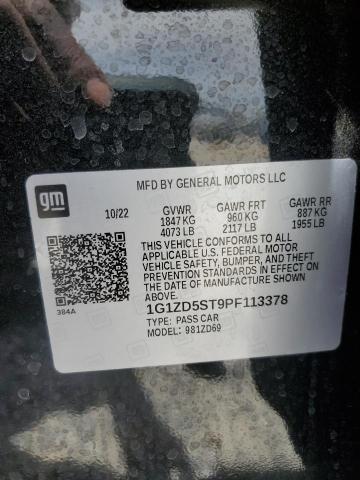 1G1ZD5ST9PF113378 Chevrolet Malibu LT 12