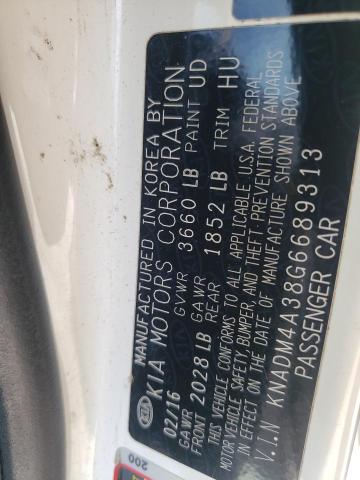 KNADM4A38G6689313 KIA RIO LX