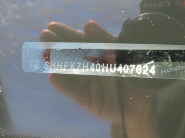 SHHFK7H40HU407624 Honda Civic Sport