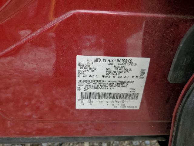 2016 FORD EDGE TITAN - 2FMPK3K80GBB51339