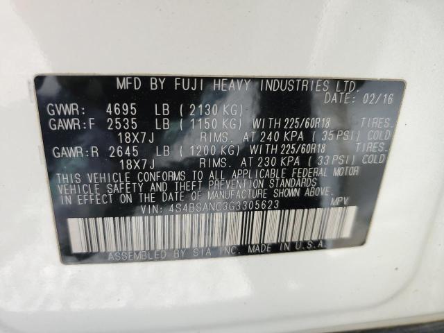 4S4BSANC3G3305623 Subaru Outback 2.5i Limited