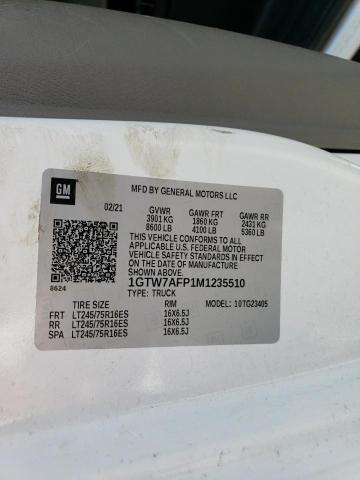 1GTW7AFP1M1235510 GMC Savana G2500