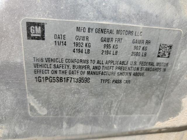 2015 CHEVROLET CRUZE LTZ - 1G1PG5SB1F7139598