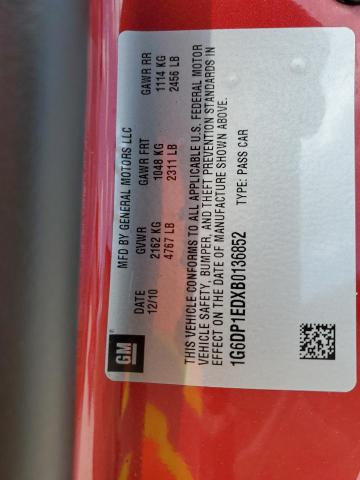 2011 Cadillac Cts Premium Collection VIN: 1G6DP1EDXB0136852 Lot: 59207994