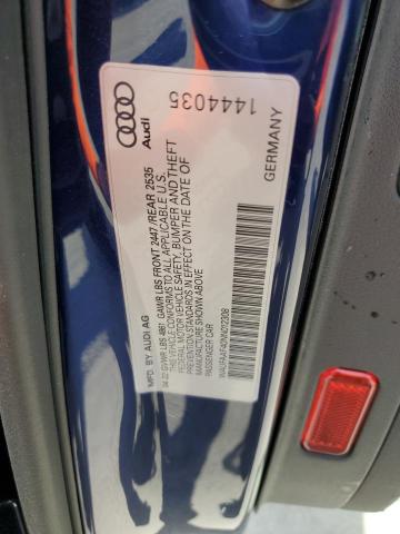 2022 AUDI A4 PRESTIG - WAUFAAF40NN012308