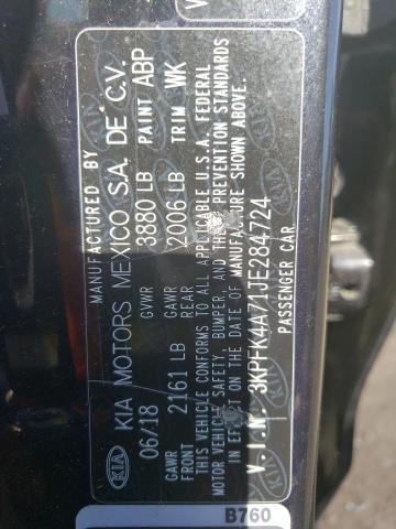 3KPFK4A71JE284724 KIA FORTE LX